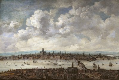 Utsikt over London fra Southwark av Anglo Dutch School