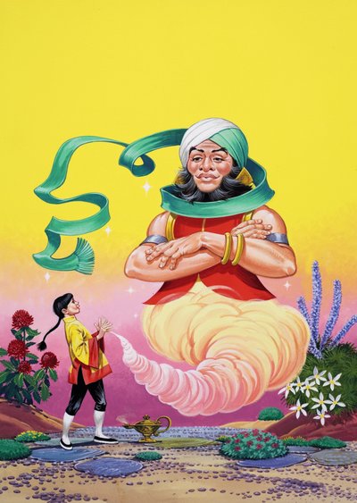 Aladdin og hans fantastiske lampe av Angus McBride