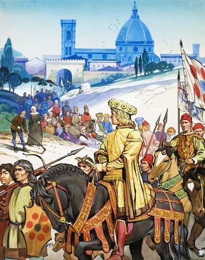 Store hendelser i historien: Den italienske renessansen -- Firenze og Medici-familien av Angus McBride