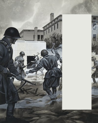 Scene fra andre verdenskrig av Angus McBride