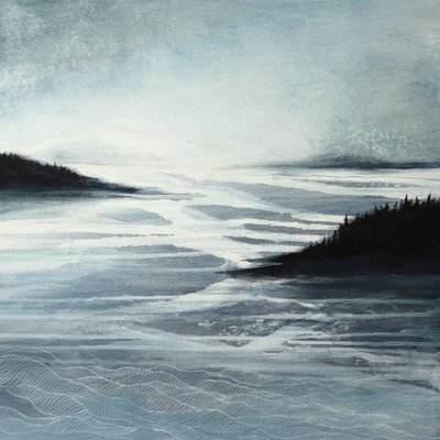 Misty Mountain Waters av Ania Witwitzka