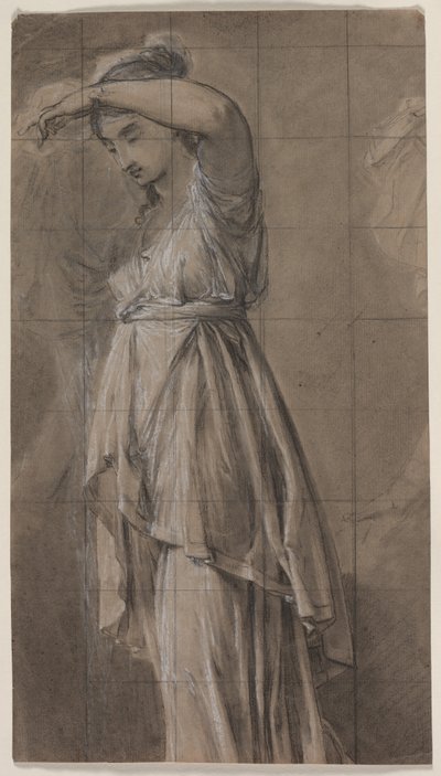 Studie for Penelope av Anicet Charles Gabriel Lemonnier