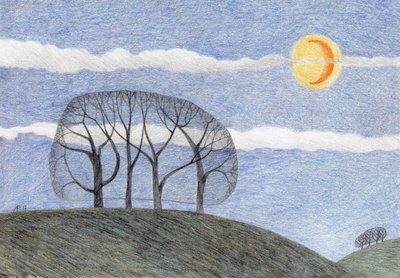 Magisk måne, 2017 av Anna Phillips