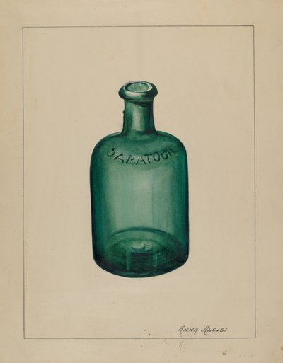 Glassflaske av Anna Aloisi