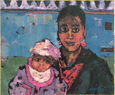 Spansk mor av Anna Contemporary Artist Kostenko