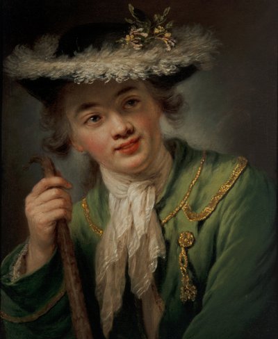 Portrett av en ung kvinne av Anna Dorothea (1721 82) Lisiewska