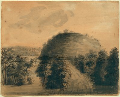 Tegning av Big Mound av Anna Maria Von Phul av Anna Maria von Phul