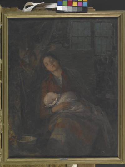Hvile (olje på lerret) av Anna Nordgren