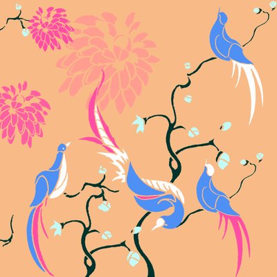 Blossom fugler av Anna Platts