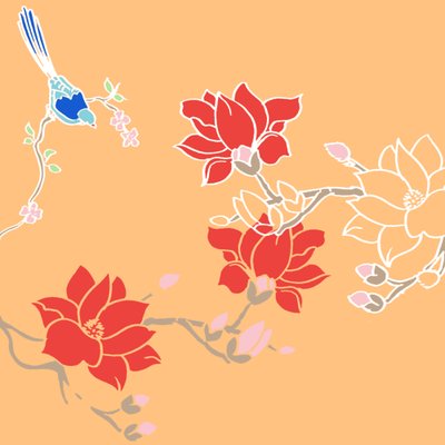 Blossom fugler av Anna Platts