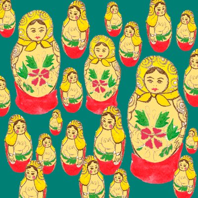 Russiske dukker av Anna Platts