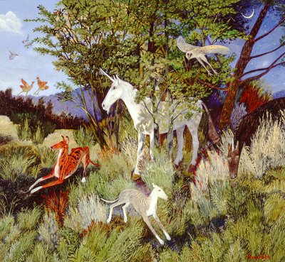 Et annet sted, 2008 (akryl) av Anna Pugh