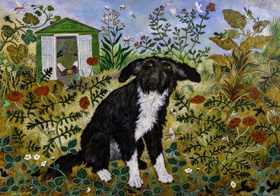 Buzz, 2017 (akryl) av Anna Pugh