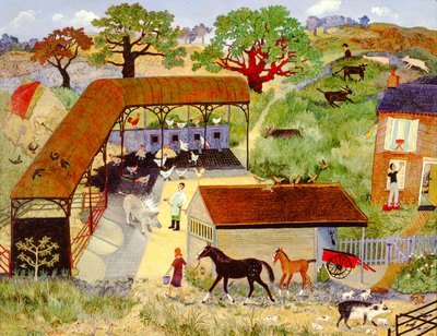 Grisevask, 2008 (akryl) av Anna Pugh