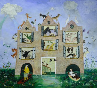 Slangeforbud, 2013 (akryl) av Anna Pugh