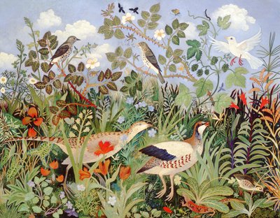 Kjærlighetshistorie, 2005 (akryl) av Anna Pugh