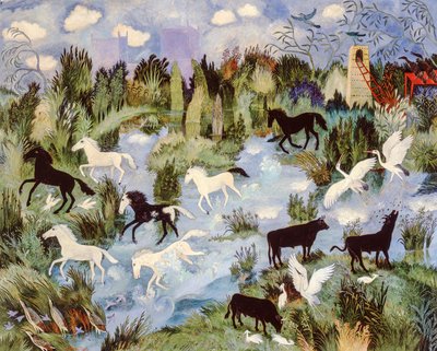 Marsh, 2003 (akryl) av Anna Pugh