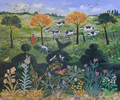 Nær og fjern, 2015 (akryl) av Anna Pugh