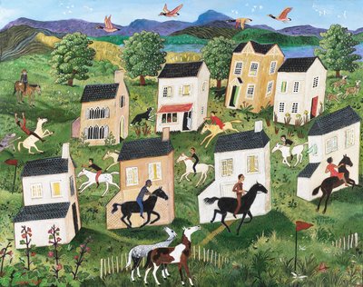 Syvende himmel, 2013 (akryl) av Anna Pugh