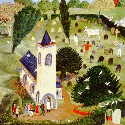 Forvillet kveg, 2007 (akryl) av Anna Pugh