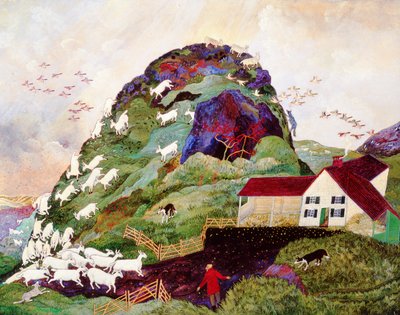 The Gathering, 2010 (akryl) av Anna Pugh