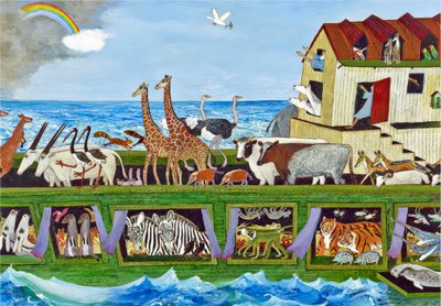 Kvisten, endelig Kvisten, 2012 (akryl) av Anna Pugh