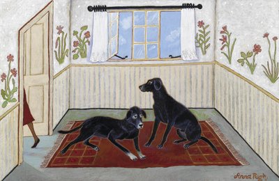 Vil ikke vare lenge, 2013 (akryl) av Anna Pugh