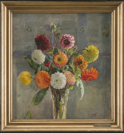 Dahlia i et glass av Anna Syberg