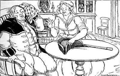 Mr. Bumble tørket fra pannen hans svetten som hans vandring hadde skapt, 1937 av Anne Anderson