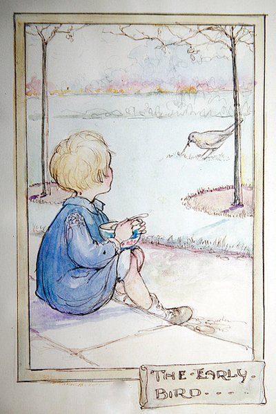 The Early Bird - Trost får en orm av Anne Anderson