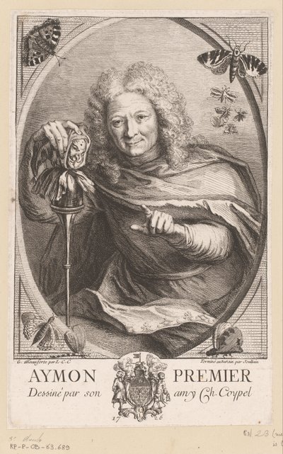 Portrett av Etienne Isidore Théophile Aymon Aymon Premier (tittel på objekt) av Anne Claude Philippe Caylus