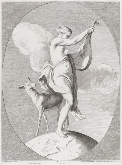 Høring, 1730-65. Skapere: Caylus, Anne-Claude-Philippe de, Etienne Fessard. av Anne Claude Philippe de Caylus, Etienne Fessard