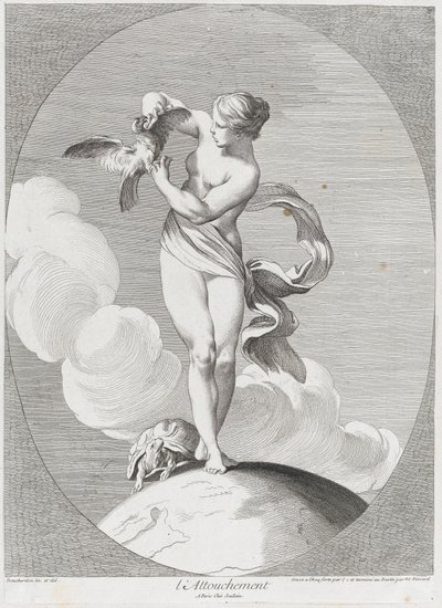 Touch, 1730-65. Skapere: Caylus, Anne-Claude-Philippe de, Etienne Fessard. av Anne Claude Philippe de Caylus, Etienne Fessard