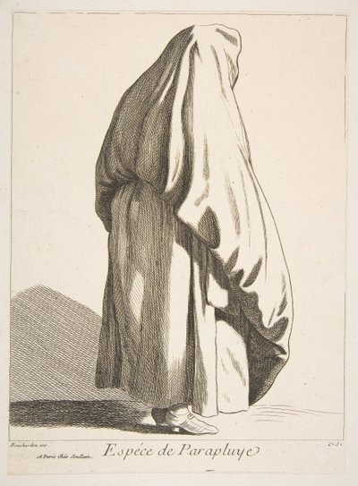 En slags paraply, 1746. av Anne Claude Philippe de Caylus