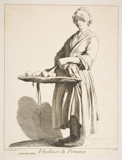 Apple-selger, 1746. av Anne Claude Philippe de Caylus