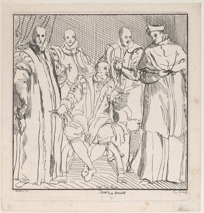 Karl V, 1700-tallet. av Anne Claude Philippe de Caylus