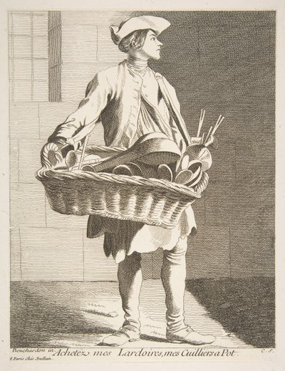 Kjøper av kokekar, 1746. av Anne Claude Philippe de Caylus