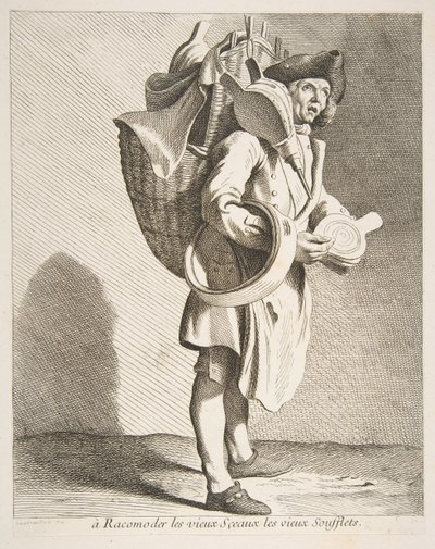 Reparer av tetninger og belg, 1738. av Anne Claude Philippe de Caylus