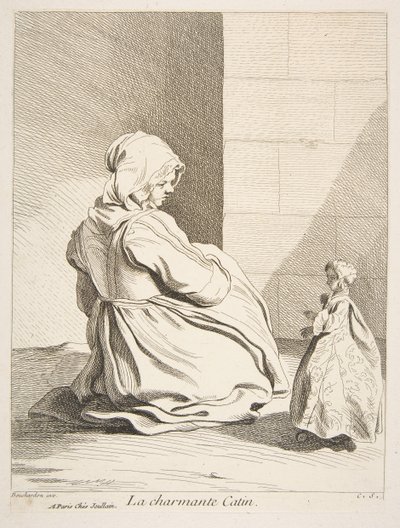 Den sjarmerende dukken, 1742. av Anne Claude Philippe de Caylus