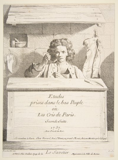 Skomakeren, 1737. av Anne Claude Philippe de Caylus