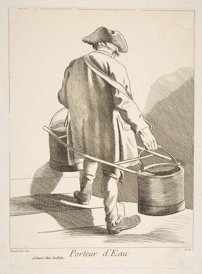 Vannbærer, 1742. av Anne Claude Philippe de Caylus
