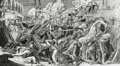 Fransk undertrykkelse under opprøret i Kairo, 21. oktober av Anne Louis Girodet de Roucy Trioson