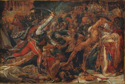 Skizze für "Der Aufstand in Kairo" von Anne Louis Girodet de Roucy-Trioson