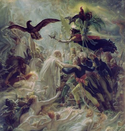 Apoteose til de franske heltene som døde for landet sitt under krigen for frihet av Anne Louis Girodet de Roucy Trioson