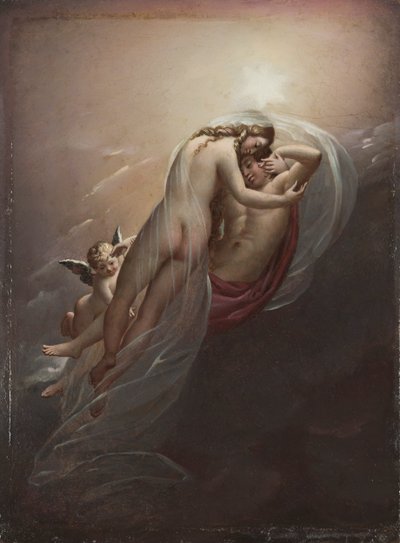Aurora og Cephalus av Anne Louis Girodet de Roucy Trioson