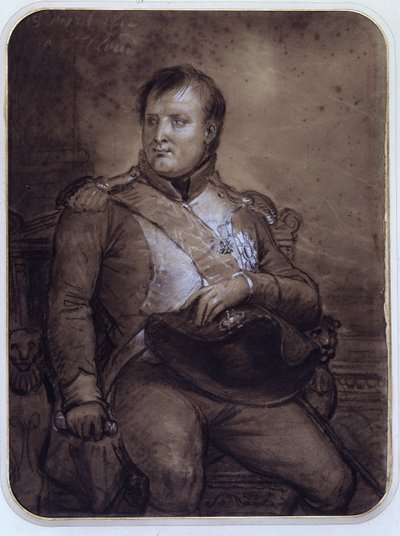 Napoleon I ved Saint-Cloud, 1812 av Anne Louis Girodet de Roucy Trioson