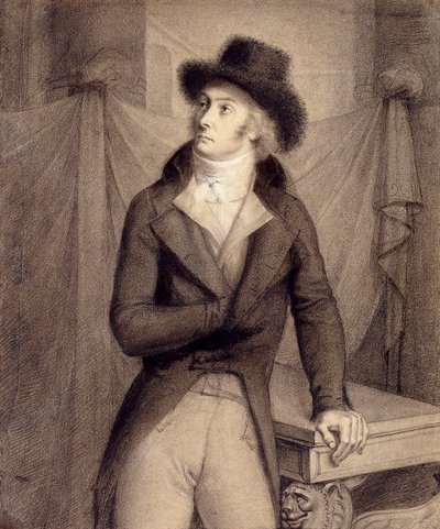 Portrett av en mann, angivelig å være Pierre-Paul Roger-Collard av Anne Louis Girodet de Roucy Trioson
