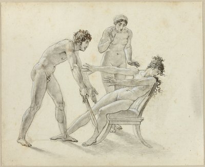 Hermine avviser Orestes av Anne-Louis Girodet de Roussy-Trioson