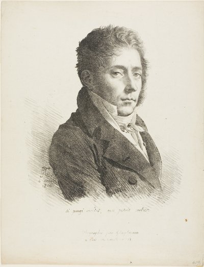 Portrett av Coupin de la Couperie av Anne-Louis Girodet de Roussy-Trioson