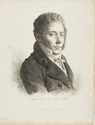 Portrett av Coupin de la Couperie av Anne-Louis Girodet de Roussy-Trioson